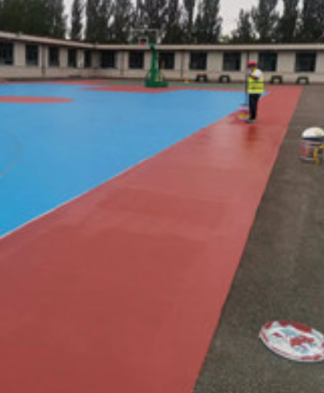 师宗旧篮球场地面改造翻新整改   